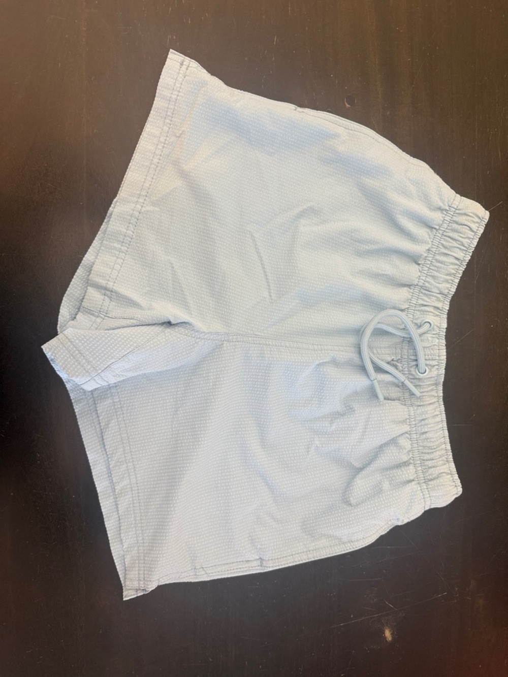 Primark Men's Light Blue Swim Trunks with Drawstring